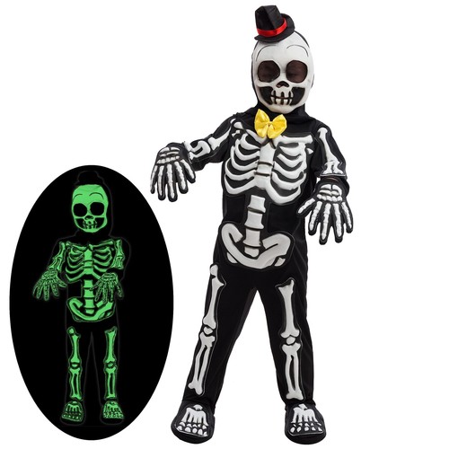 Spooktacular Creations Glows in the Dark Skeleton Kids Costume Boys-M8-10yr