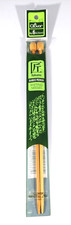 Clover Takumi Bamboo Premium #6- 9" single point knitting needles 4.25 mm