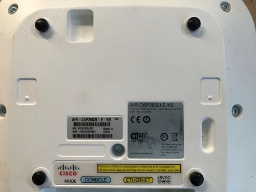 Cisco AIR-CAP2602I-E-K9 Cisco 802.11n Dual Band Wireless Access Point (Inc VAT) - Picture 4 of 6