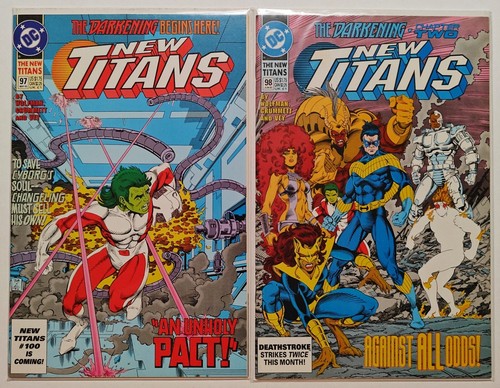 New Titans #95-98 (95 96 97 98) (DC 1993) fumetto LOTTO SET WOLFMAN VF/NM - Foto 3 di 3