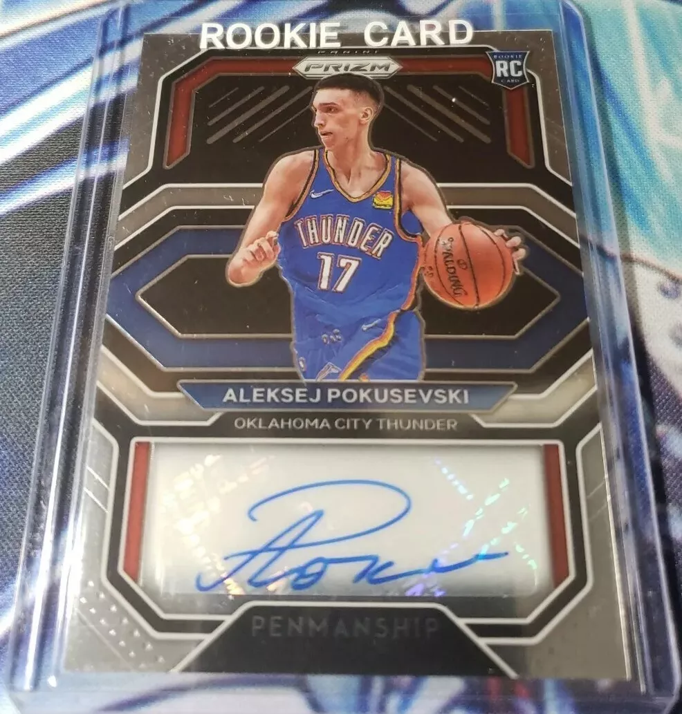 2020-21 PANINI PRIZM PENMANSHIP AUTOGRAPH ALEKSEJ POKUSEVSKI RC NO. RP-APK