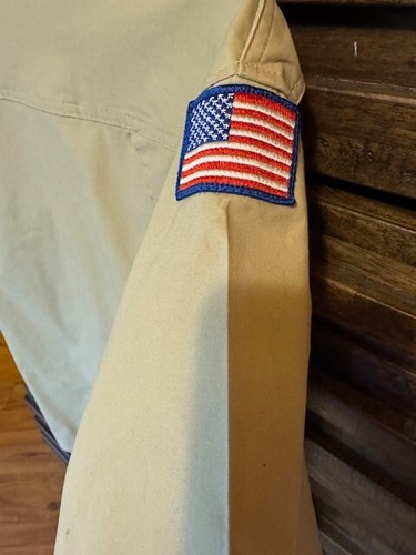 Boy Scouts Of America BSA Uniform Shirt Mens Small Vented Back Laurel Highlands - Picture 7 of 12