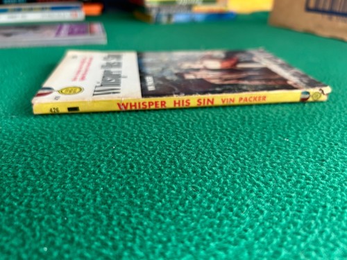 WHISPER HIS SIN by Vin Packer, First Printing, 1954 Gold Medal Paperback - Imagen 7 de 10