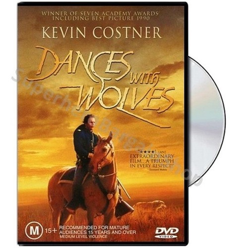 Dances With Wolves (DVD, 1990) PAL Region 4 (Kevin Costner) [BRAND NEW / SEALED] - Picture 1 of 5