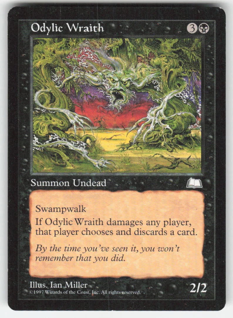 Magic The Gathering MTG Weatherlight Odylic Wraith