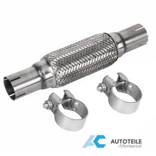 2x Flexrohr 40x100 /220mm Flexstück Uni für Fiat Panda 169  Kia Picanto SA