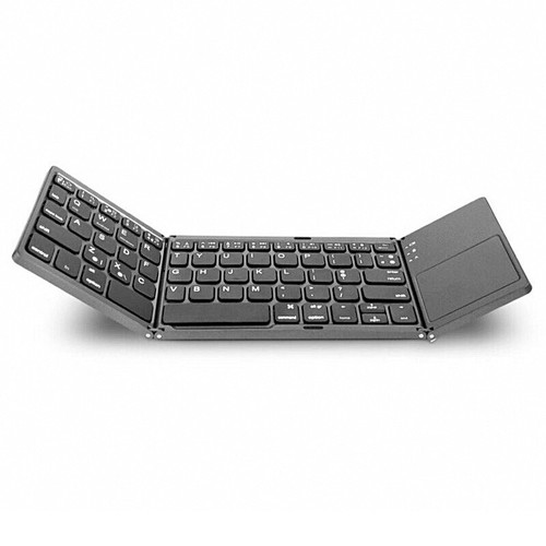 Wireless Bluetooth Foldable Keyboard with Touch Pad For Multi Device Universal - Picture 9 of 9