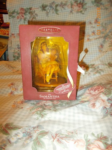 1904 SAMANTHA AN AMERICAN GIRL HALLMARK KEEPSAKE ORNAMENT. MINT CONDITION! 1904 SAMANTHA AN AMERICAN GIRL HALLMARK KEEPSAKE ORNAMENT. MINT CONDITION!