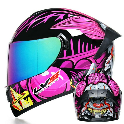 DOT Approved Motorcycle Helmets Full Face Dual Lens Racing Off Road Moto Helmet - Picture 6 of 19