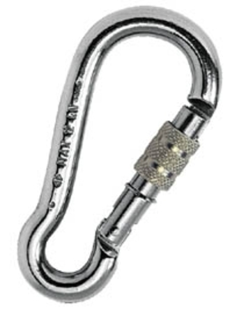 ORIGINAL KONG CARABINER WITH SAFETY BUSH STAINLESS STEEL AISI 316 - Picture 1 of 1