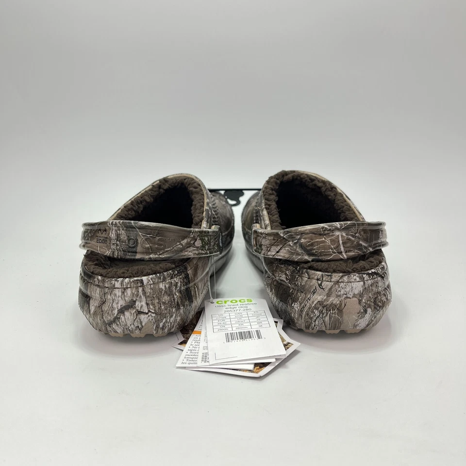 Zapatos Zueco Crocs Clásicos Forrados Borde Realtree Camuflados Sin Cordones Para Mujer Talla 9 Para Hombre 7 Foto 4 de 4