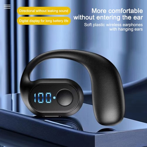 Auriculares Bluetooth 5.4 Auriculares Inalámbricos Individuales Auriculares Estéreo Gancho para Auriculares - Imagen 10 de 27