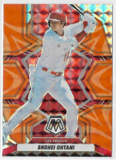 2022 Panini Mosaic Mosaic Reactive Orange #164—Shohei Ohtani, Los Angeles Angels
