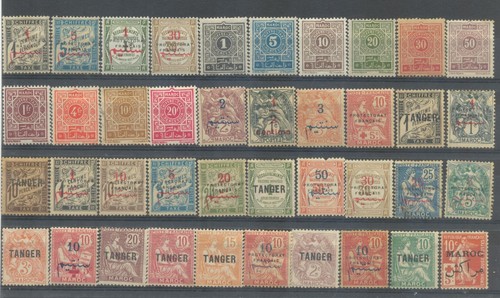 Lot timbre Maroc avant 1956 - A compléter, 360 timbres- Neufs - Voir Scan