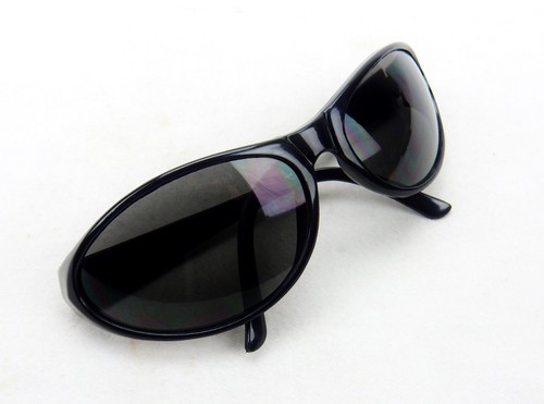 Gafas de seguridad deportivas, lentes de humo, marco negro, protección UV, #53001 - Imagen 4 de 9