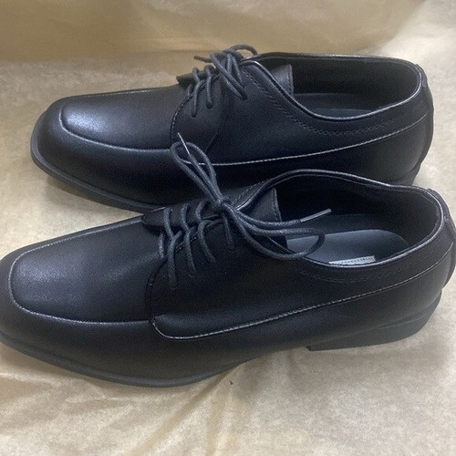 NEW joseph & feiss dress shoe WIDE black comfortable all manmade material - 第 5/7 張圖片