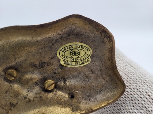 Brass Quail Figure On Base Brass Baron San Diego, CA Made In Korea MCM Vintage - Picture 18 of 18