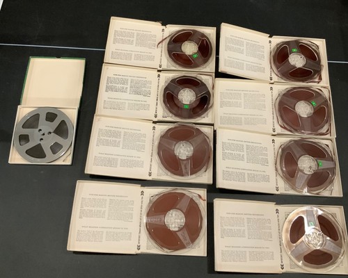 Lotto di 8 nastri magnetici da bobina a bobina SCOTCH 200 7" più 1 nastro trifoglio - Foto 2 di 8