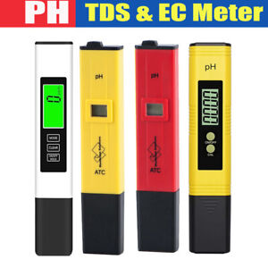Digital Ph Meter TDS EC Tester Aquarium Pool Hydroponic Water Monitor Test Meter Digital Ph Meter TDS EC Tester Aquarium Pool Hydroponic Water Monitor Test Meter