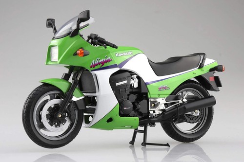 Aoshima Skynet 1/12 Finished Goods Bike Kawasaki GPZ900R Lime Green Fr Japan - Picture 4 of 7