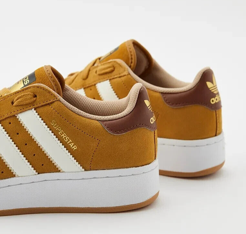 Men's Adidas Originals Superstar XLG Shoes Mesa Yellow IF3701 New Sz 7,8,9,11.5 - Picture 9 of 10
