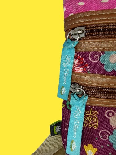 Lily Bloom Crossbody Eva Purse Cat and Mouse Adjustable Strap Multi Color - Picture 5 of 14