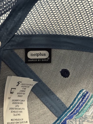 Sombrero de camionero Patagonia Blue Line Ridge Logo Talla OSFM Ajustable - Imagen 7 de 8