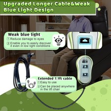 Upgraded Tranquil Ease 11560UX 11560 5 Pin Lift Chair Remote Fit for Inseat, Bes