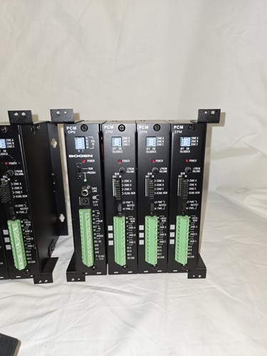 BOGEN PCM2000-B Paging System Plug-in Modules PCM-CPU W/ 3- PCM-ZPM  - Picture 4 of 5