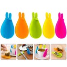  5Pcs Kaninchen Geformt Teebeutel Aufhänger Silikon Teebeutel Halter Tee Zubehör