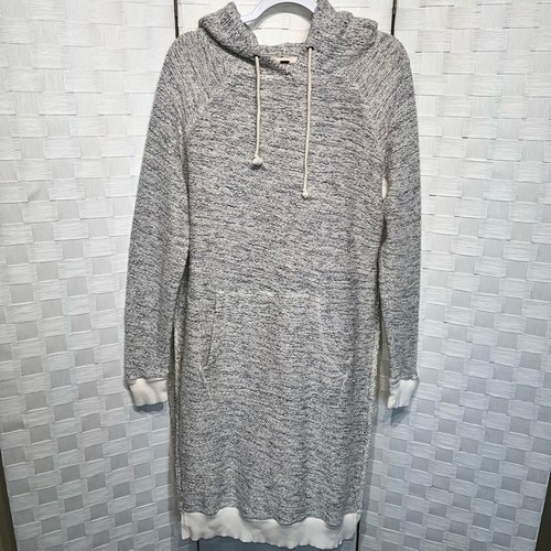 Free People Midi Hoodie Dress Size Small Side Slit Beach Boho Front Pockets - Picture 9 of 15