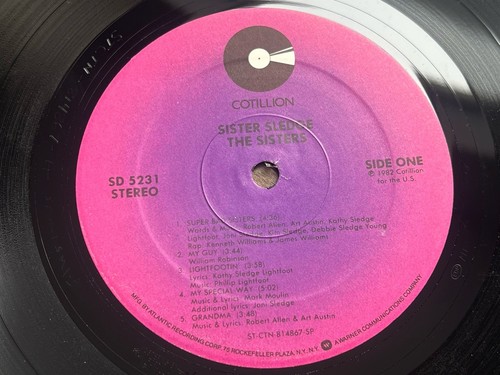 Sister Sledge “The Sisters” Promotional Vinyl LP Cotillion Records (SD 5231), EX - Picture 6 of 23