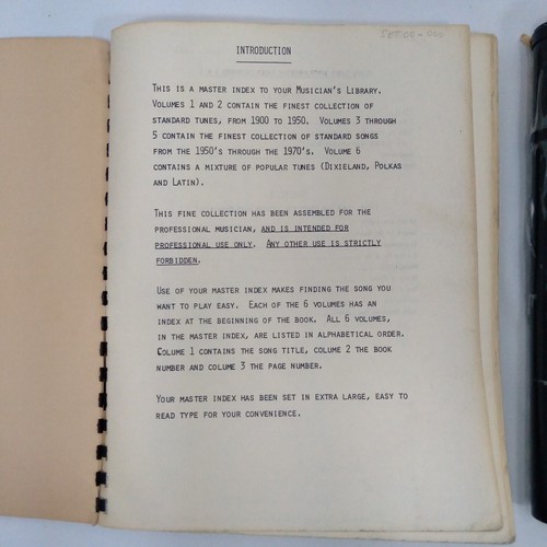 Set of 6 Volumes The Musicians Library for the Professional Musician only Index - Picture 7 of 19