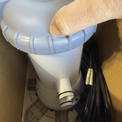 Intex Krystal Clear Modell Filterpumpe #58603 Pumpen 530 Gallonen pro Stunde Open Box - Bild 10 von 12