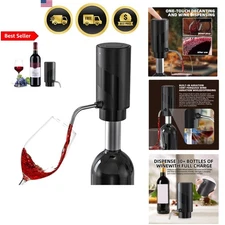 Wine Aerator Electric Wine Decanter Dispenser USB Rechargeable for Wine Lovers