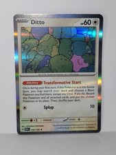Ditto 132/165 Holo Rare Pokemon TCG Scarlet & Violet 151 