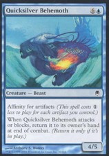 Quicksilver Behemoth -Foil Medium Play MTG Darksteel