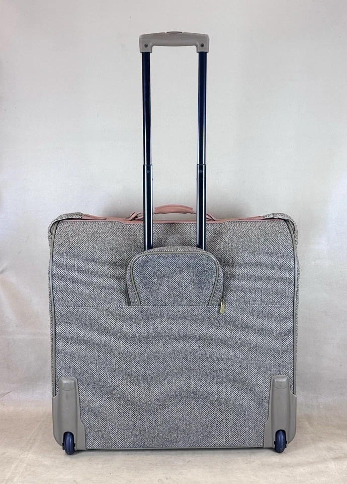 Hartmann Tweed 24” Wheeled Garment Bag Large Rolling Wardrobe Luggage $795 - Image 4 of 4