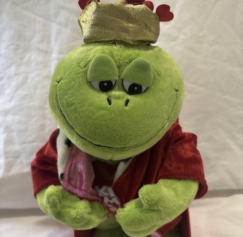 2005 Gemmy Singing Moving KISS ME Frog Sings You're Unbelievable Valentine’s - Picture 2 of 8