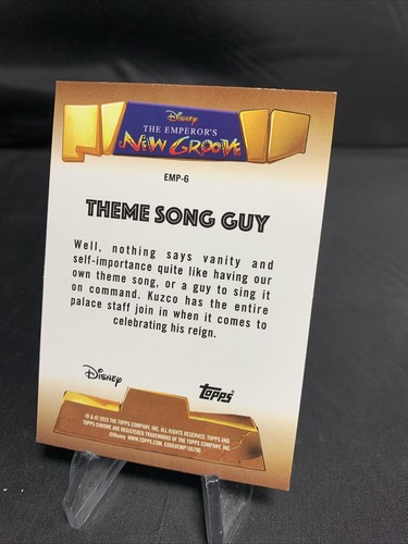 2025 Topps Chrome Disney Emperors New Groove 25th Ann Theme Song Guy SSP #EMP-6 - Picture 2 of 2