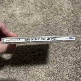 Resident Evil Code Veronica Sega Dreamcast No Manual Good Condition 2 Discs