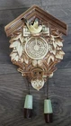 New ListingMcCoy Cuckoo Ceramic Planter Clock Wall Hanging With 'Weights'