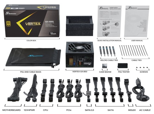 SEASONIC PC-Netzteil Vertex GX-850 - Bild 7 von 7