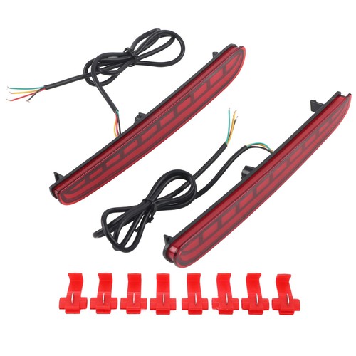 ˜LED Rear Bumper Lights Red Dynamic Turn Signal IP67 Waterproof Replacement For - Picture 21 of 24