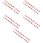 10 Sets Herzen Dekorationen Hängende Schnur Girlands Valentinstag Hängende