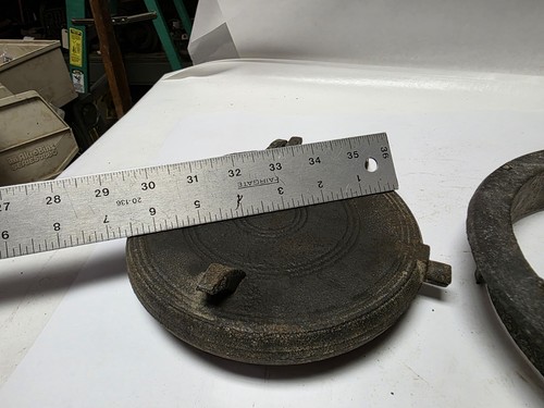 Vintage / Antique Unbranded 7,8 Waffle Iron Maker - Picture 8 of 9