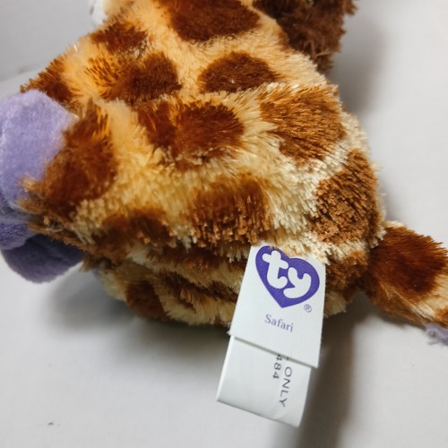 Nuevo con etiquetas Ty Beanie Boos SAFARI la jirafa 6” juguete de peluche 2013 - Imagen 5 de 6