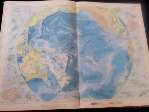 1950 vintage school Bartholomew Advanced Atlas of Modern Geography Meiklejohn - Bild 12 von 13