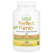 Perfect Family Multivitamin + Vitamin A, Methyl B12, Folate, Vitamin C, and