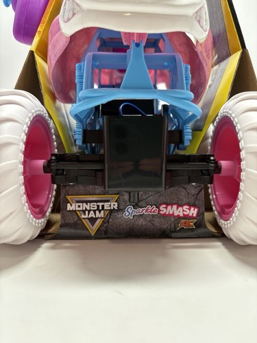 Monster Jam Sparkle Smash pink unicorn RC rare 1:15 scale remote control truck - Picture 4 of 18